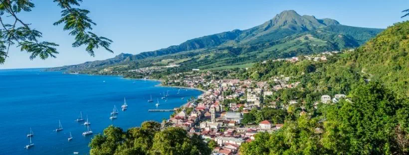 Baie de Saint Pierre en Martinique