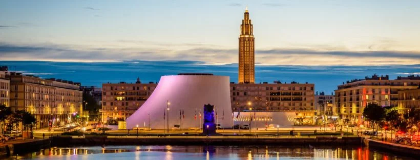 Le Havre vue de nuit 