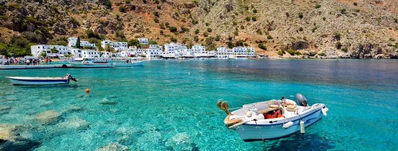 Loutro ville de Crète en Grèce