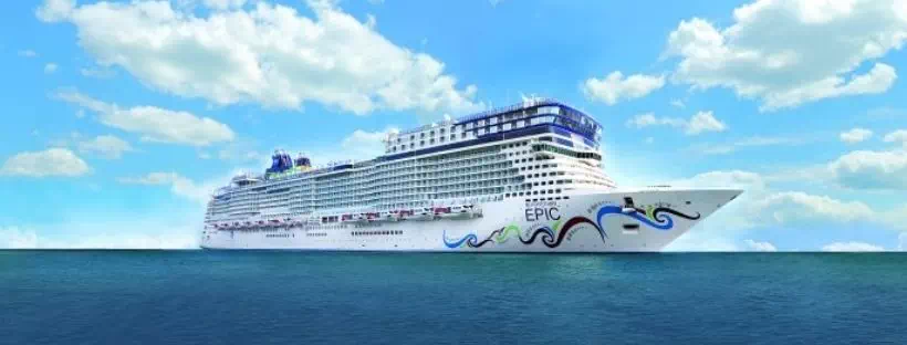 Bateau Norwegian Epic en mer 