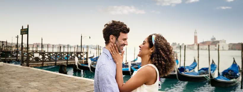 Saint-Valentin lors d'une escale à Venise