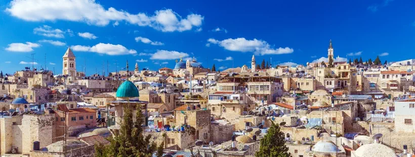 Une vue de Jérusalem en Israël