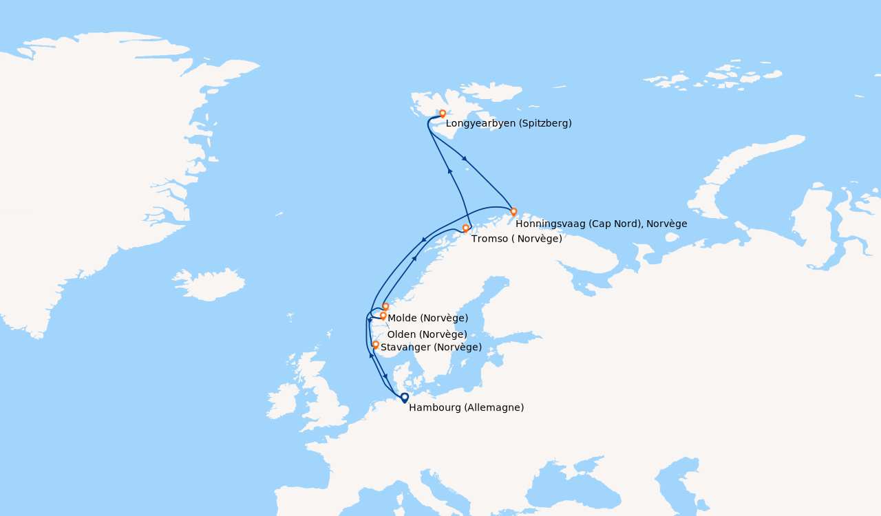 Croisiere Norv Ge Au D Part De Hambourg