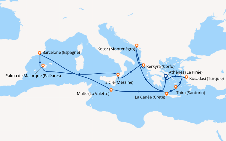 Croisiere Voyage Des Collectionneurs De Grèce, Sicile, Espagne Et Malte 